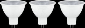 28913 LED spotlight GU5.3, 6 W, 450 lm, 2700 K, 36°, pack of 3