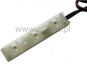 Listwa diodowa wodoodporna 3x LED żółty 6cm