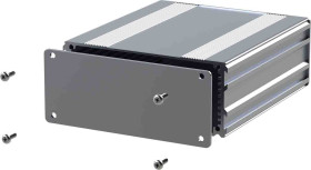 Obudowa urządzeń elektronicznych, aluminiowa wysokość zew: 45 mm szerokość zew: 108,5 mm długość zew: 80 mm 80 x 108.5