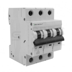 Wyłącznik nadprądowy S bezpiecznik 3-fazowy C16 (C 16A) 3-biegunowy 3P (400V AC) 3-modułowy 10kA VDE Doktorvolt