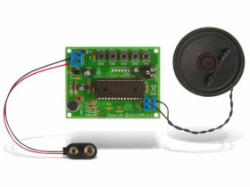 Whadda Voice recording/playback module - DIY Kit