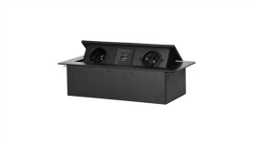 Gniazdo Wpuszczane W Blat 2X 230V 2P+Z + Ładowarka Usb 5V/3.6A + Ucb C 18W...