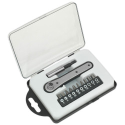 Siegen S0775 Ratchet Driver Bit Set 12pc