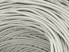 Kabel UTP kat.5e U/UTP 4x2x0,5 /1000m/