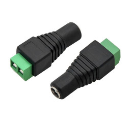 DC 2.5/5.5 Female to ARK Terminal Block Adapter