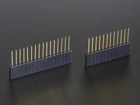Adafruit Stacking Headers for Feather - 12-pin and 16-pin female headers