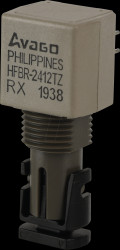 HFBR2412TZ Fiber optic receive module, 820nm, 5 MBd, ST thread, miniature l