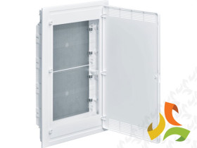 Rozdzielnica multimedialna natynkowa 72 modułowa 4x18M drzwi wentylowane tworzywo GOLF VDI VF418PZF HAGER