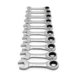 Zestaw narzędzi nastawnych Zestaw kluczy zapadkowych GearWrench 10 → 19 mm 10 szt.
