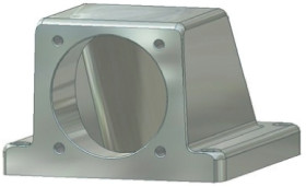 Złącze okrągłe, Gniazdo ścienne