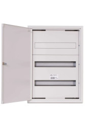 Rozdzielnica modułowa 3x18 natynkowa IP30 z zamkiem 54-3-18-2 RAL+I532 9003 NRPSM 54 (3X18) Z 54-3-18-2