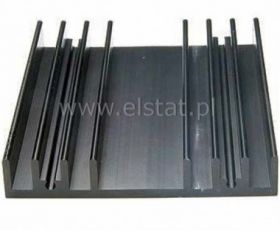 Radiator 88 x 75 x 13mm czerniony