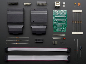 Adafruit USBtinyISP AVR Programmer Kit (USB SpokePOV Dongle)