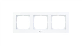 As Ramka Potrójna Do Łączników Ip44 Biała Rh-3G/00