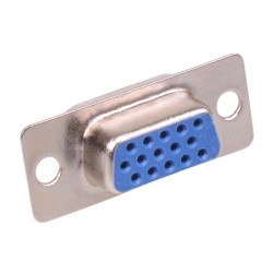 15 Way D Sub Connector Female Socket 3 Rows