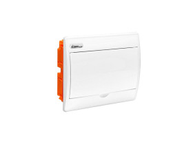 Rozdzielnica podtynkowa 8 modułowa 1x8M drzwi pełne IP40 RP-8/B Fala (N+PE) 8.12 ELEKTRO-PLAST