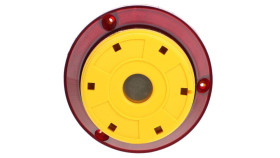 Sygnalizator Optyczno-Akustyczny 24V Dc Pulsacyjny Led Czerwony 105/70Db Ip54...