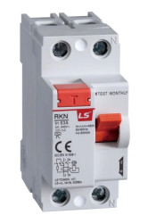 Wyłącznik różnicowoprądowy 2P 63A 0,1A typ AC RKN 2P 63A 100mA