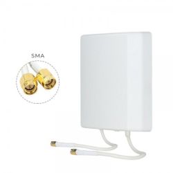 ANTENA 18DBI 4G 2XSMA 30CM