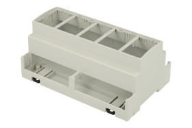 Obudowa; na szynę DIN; ZD1008J ABS V0; ABS; 142,8mm; 89,8mm; 65,2mm; jasnoszary; Kradex; RoHS