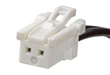 Kabel przewód-płytka, MicroClasp, 250 Vrms AC/DC, 3 A, raster: 2mm, 300mm, Okrągły, Cyna, Czarny