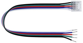 Paulmann 78465 Connector RGBW Slim Feed 12mm Kabel łączący Długość kabla: 0.21 m 24 V (D x S x W) 0.215 x 14 x 5.5 mm 1