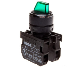 Przycisk pokrętny podświetlany, 1NO+1NC, niestabilny, II-0-I T0-B102SL32Y