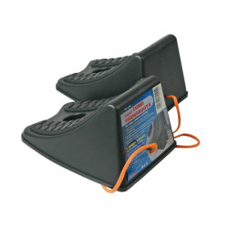 Odbojnik koła parkingowy klin 2szt zestaw zabezpieczający LAMPA