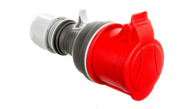 Gniazdo Przenośne 32A 4P 400V Czerwone Twist Gpp 32/4 Ip44 921876