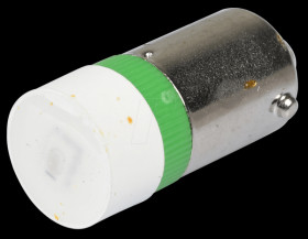 MWCB22729 Reflector LED, BA9s, green, 12 V, 470 mcd, Ø9.7 mm, 160°