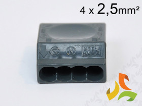 Złączka uniwersalna 5-przewodowa z dźwigniami zwalniającymi przewód 222-415 WAGO