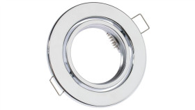 Oprawa Podtynkowa Ruchoma Okrągła Aureli Chrom Blacha Mr16 Gu10