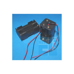 KOSZYK BATERII POJEMNIK 4xAA KWADRAT 4x R6 AA z Przewodem /5387