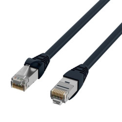 patchcord sftp C6a czarny /3 m/