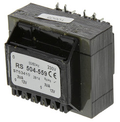 Transformator do druku 12V ac 230V ac 2 wyjścia THT 6VA