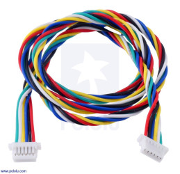 Pololu 6-Pin Female-Female JST SH-Style Cable 40cm