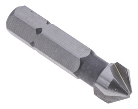 Wiertło EXACT śr.trzpienia: 6,35 mm śr. głowicy: 8.3mm kąt: 90° l. żłobków: 3 dł. całkowita: 31 mm HSS