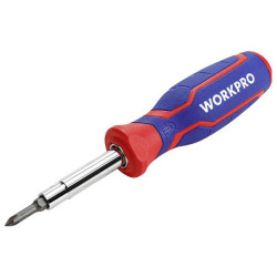 WorkPro WP221046 Screwdriver set PH2 1/4&quot; PH1 3/16&quot; Bit screwdrivers