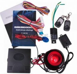 Alarm AUTO sam. z homologacją PYY-3018