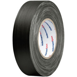 HellermannTyton 712-00504 HelaTape Tex - Textile Tape - Black - 19mm x 50m