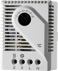Termostat do ogrzewania szafy rozdzielczej Finder 7T.91.0.000.2004 250 V/AC 1 zestyk przełączny (D x S x W) 67 x 50 x 46