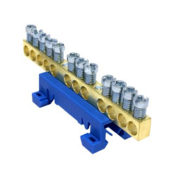 Listwa zaciskowa nieizol. 9x nieb. N9 MOREK