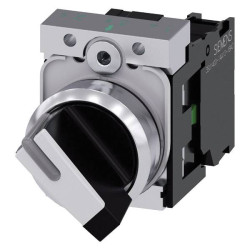 Siemens 3SU11502BF601BA0 SIRIUS ACT rotary Switch 22mm metal latching