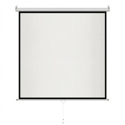 EKRAN RĘCZNY PÓŁAUTOMAT 1:1 84 152x152cm MS-60 1:1 ART