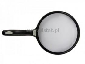 Lupa ręczna 130mm; 2.5x; plastik