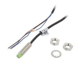 PR08-2DN Czujnik indukcyjny o zasięgu 0...2mm, NPN / NO, 10...30VDC, M8, IP67, 200mA