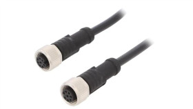 M12a08fl12aflsd001 Kabel Do Czujników/Automatyki 8Pin M12-M12 1M Wtyk Wtyk
