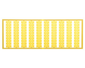 Ramka z oznacznikami bez nadruku żółta 209-501/000-002 /5szt./