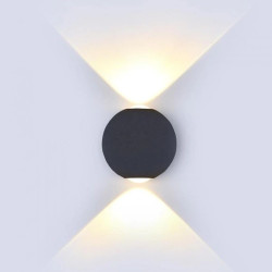 Oprawa ewelacyjna VT-836 6W LED WALL LIGHT COLORCODE:4000K -BLACK BODY 8304