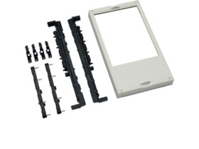 univers N Blok dla szyn zbiorczych poziomych 60 mm 4/5-pol. 1xNH2 450x250 mm UE31E3B HAGER